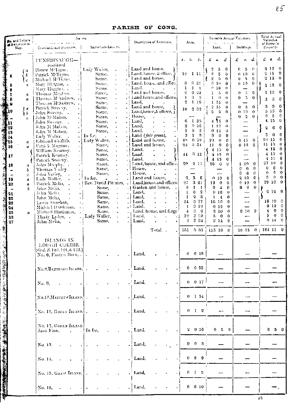 Griffiths Valuation 85 